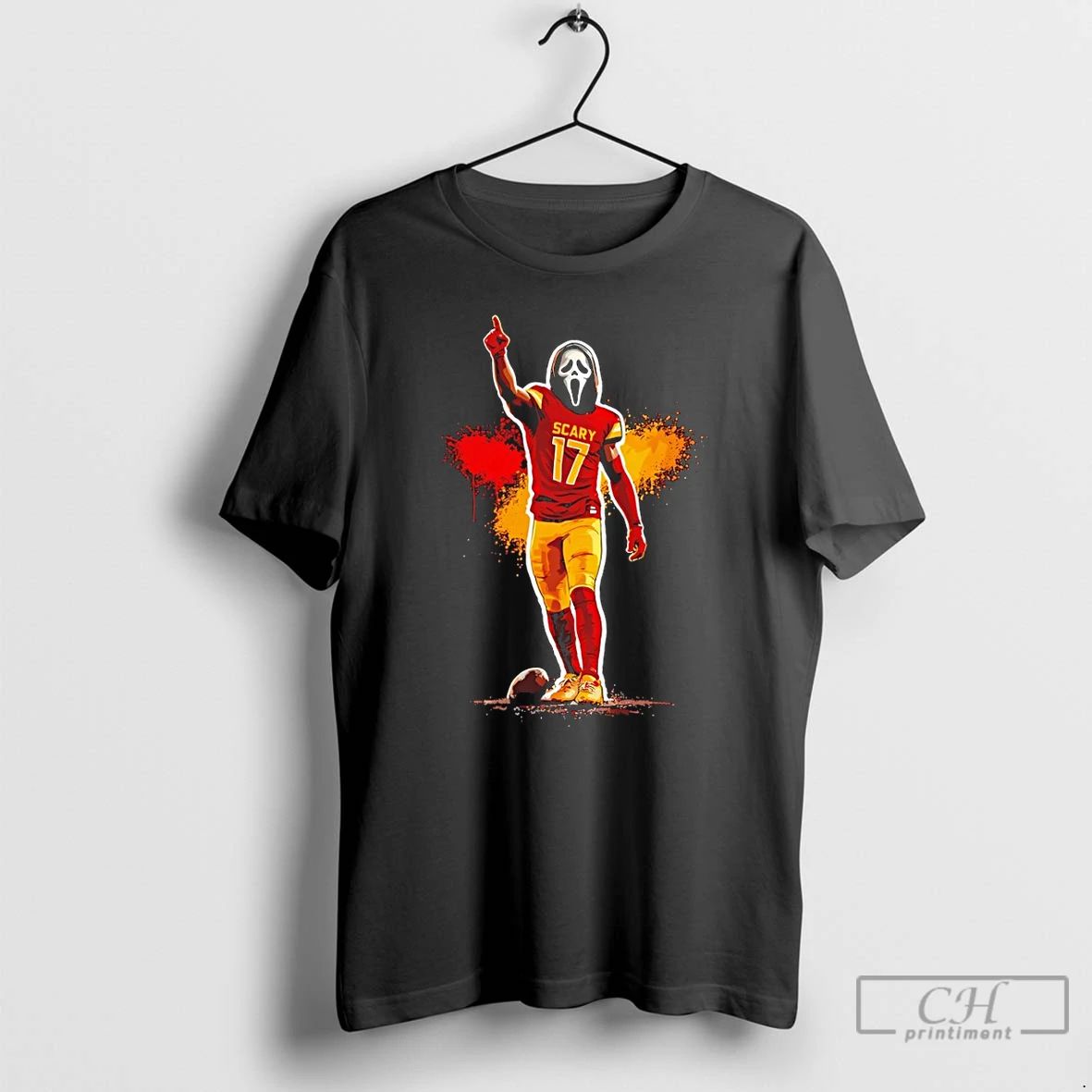 Classic Ghostface X Terry Mclaurin Scary 17 Washington Commanders Football