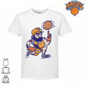 Vintage Denver Nuggets Mascot Mining Character Spinning Basketball Cartoon Graphic Shirt