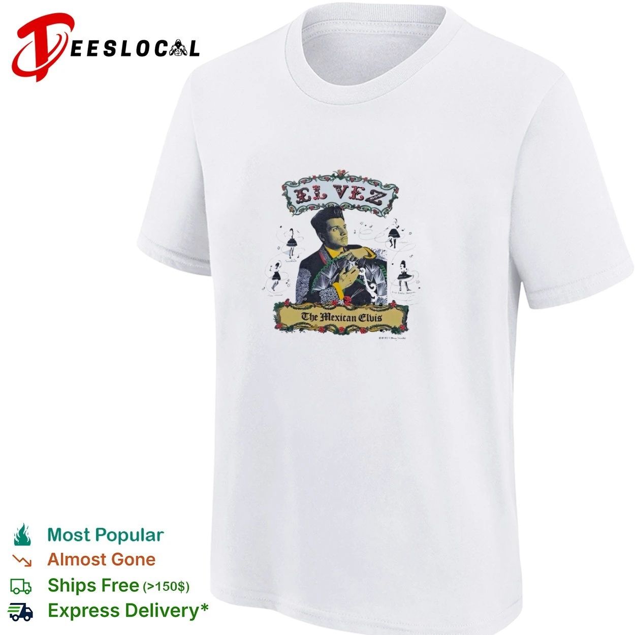 El Vez The Mexican Elvis Robert Lopez T-shirt