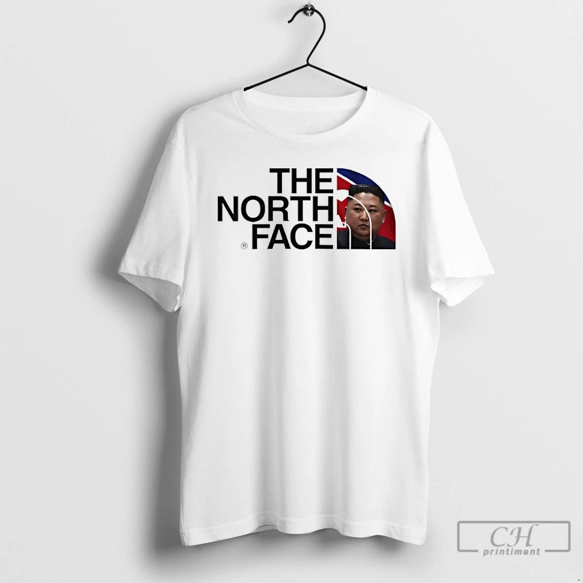 Classic North Face Parody Logo Kim Jong Un