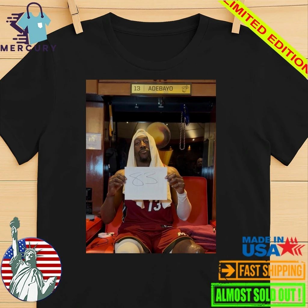 Bam Adebayo Scores 83 Points Passes Kobe Bryant Second Highest In NBA History Shirt