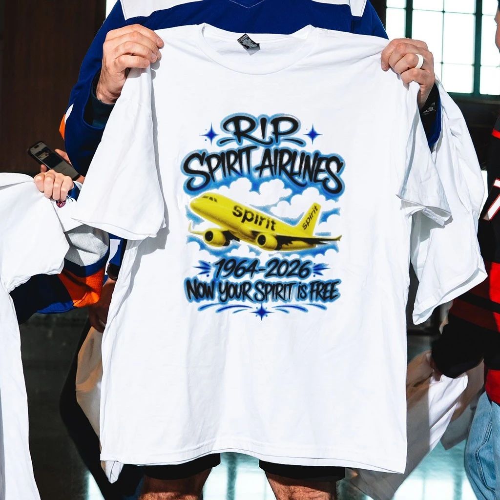 Rip Spirit Airlines 1964-2026 Now Your Spirit is Free Shirt
