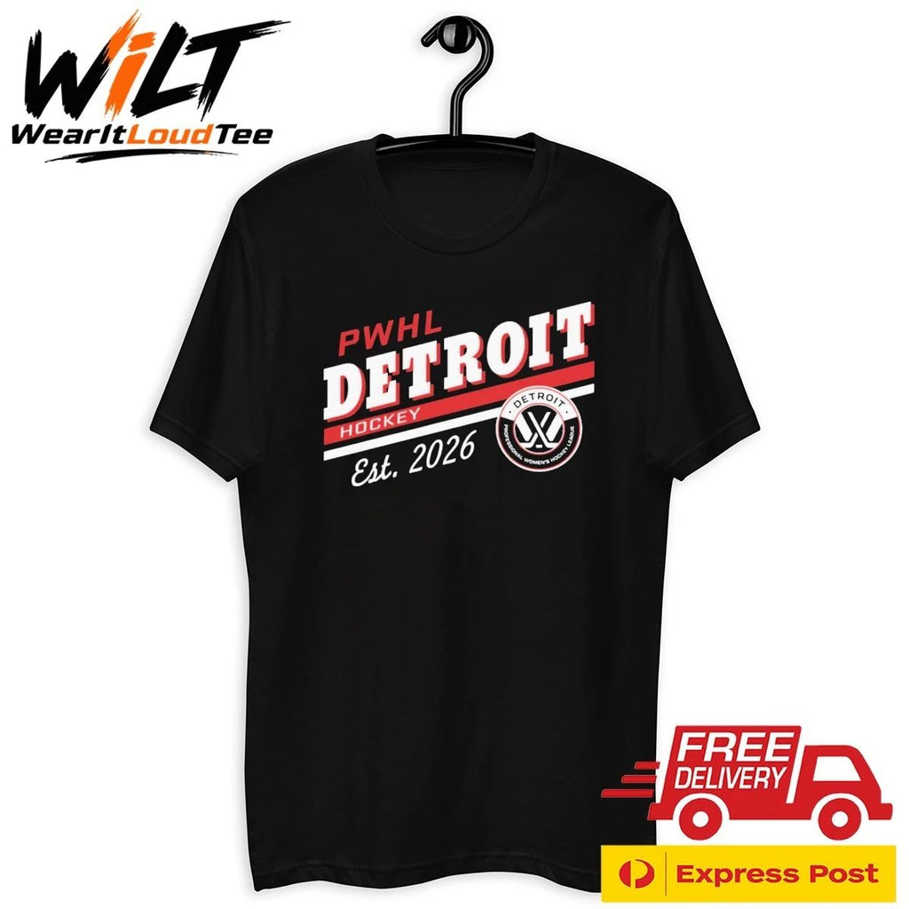 PWHL Detroit Hockey 2026 Shirt
