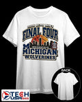 Michigan Wolverines 2026 Men’s Basketball Final Four Bound skyline shirt
