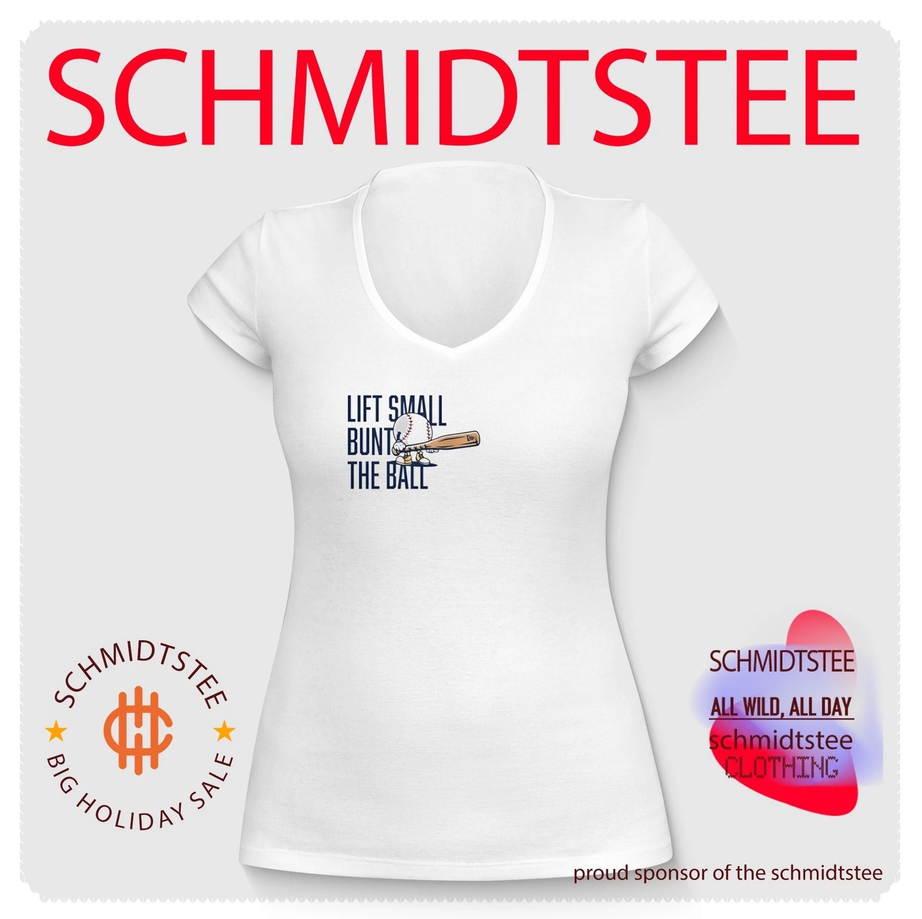 Lift Small Bunt the Ball baseball shirt