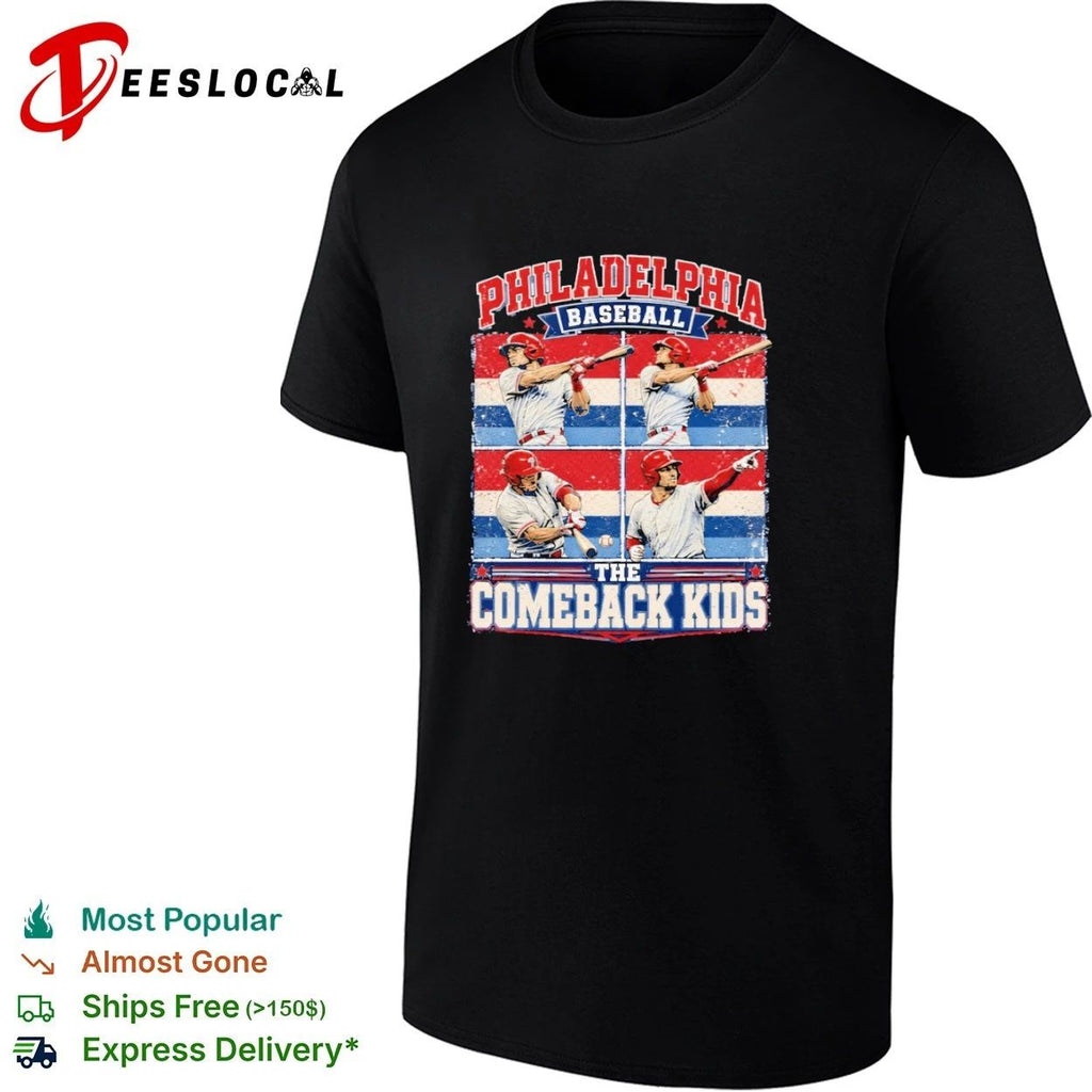 Philadelphia Baseball The Comeback Kids T-shirt