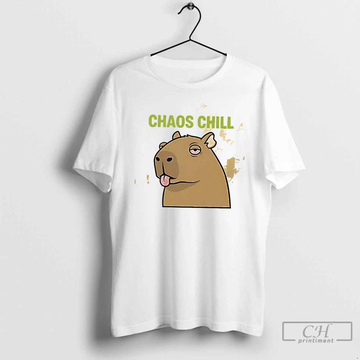 Classic Chaos Chill Funny Capybara Meme