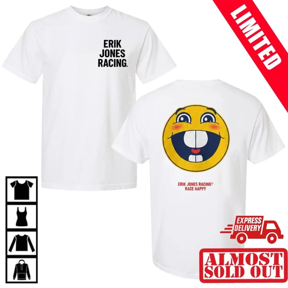 Erik Jones Race Smiley Pocket Shirt