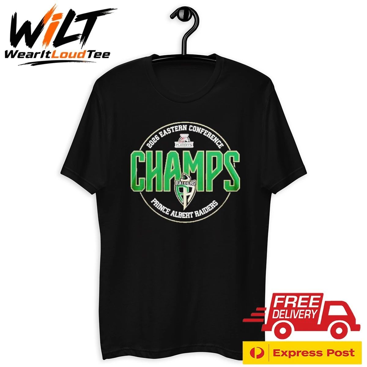 Prince Albert Raiders 2026 WHL Eastern Conference Champs Shirt