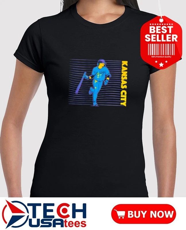 Bobby Witt Jr Kansas City Royals neon nights shirt