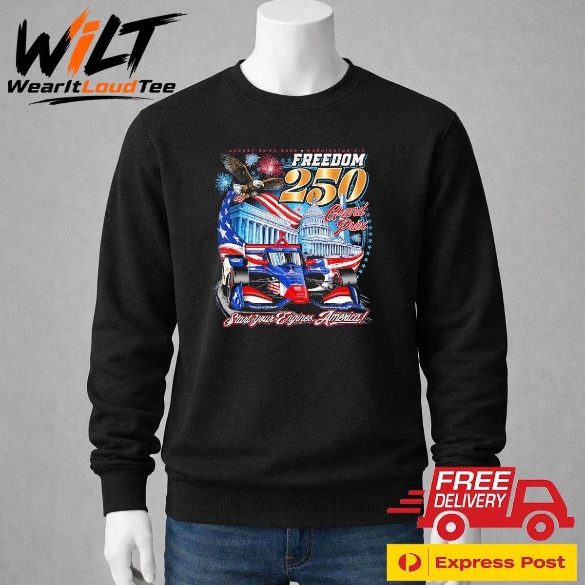 2026 Freedom 250 Grand Prix Start Your Engines America Shirt
