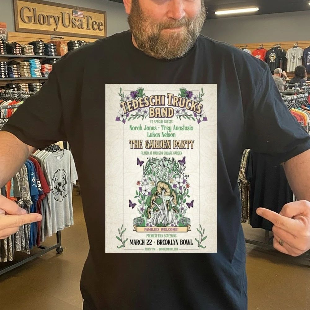 Tedeschi Trucks Band March 22 2026 Brooklyn Bowl Poster Shirt