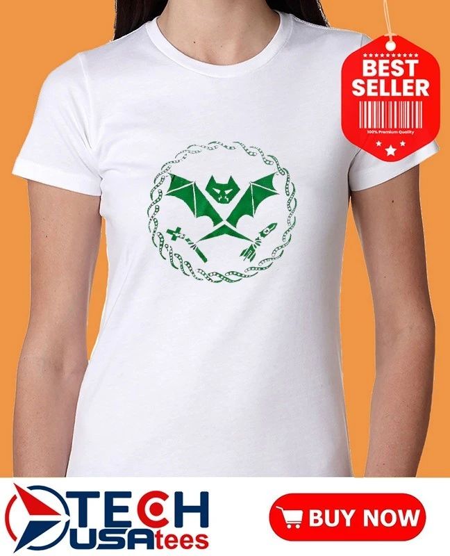 Bat circle logo shirt