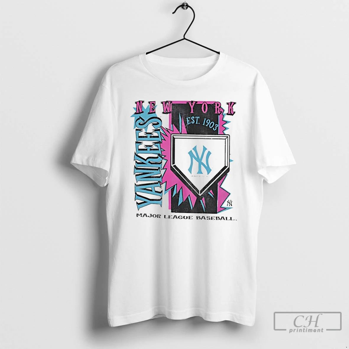 Premium New York Yankees 1903 Mlb Cooperstown Neon Field Shock
