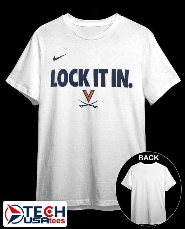 Lock it in Virginia Cavaliers 2026 On-Court Bench shirt
