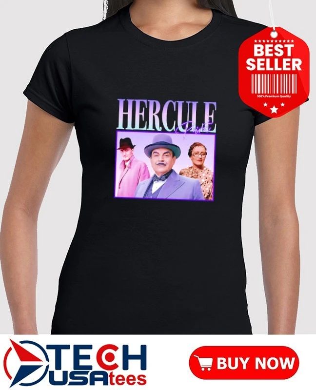 Hercule Poirot graphic shirt