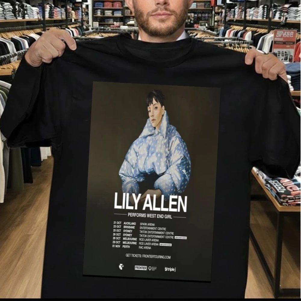 Lily Allen Australia and New Zealand Tour 2026 Poster Shirt