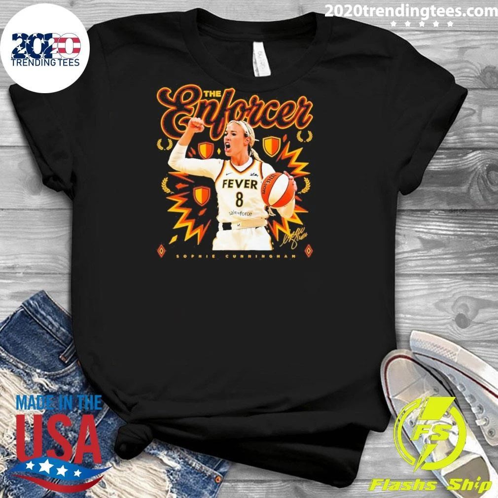 The Enforcer Sophie Cunningham Indiana Fever Basketball WNBA 2026 Signature Shirt