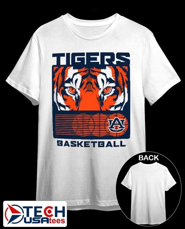 Auburn Tigers Basketball Staredown mascot shirt