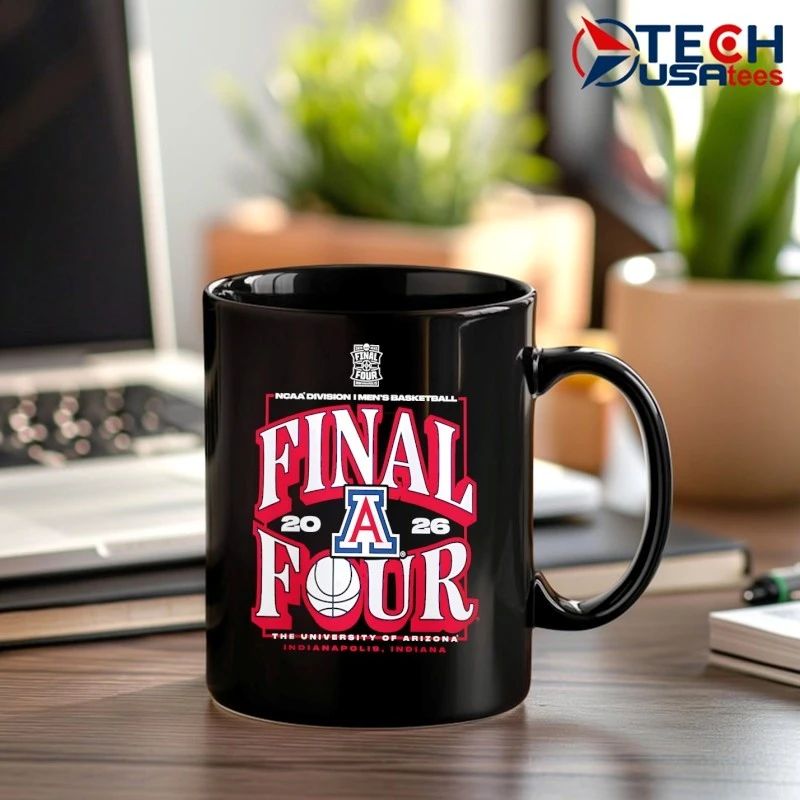 Arizona Wildcats 2026 NCAA Division I Men’s Basketball Final Four shirt by shopncaasports