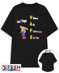 Yes I Vape return my library books on time shirt