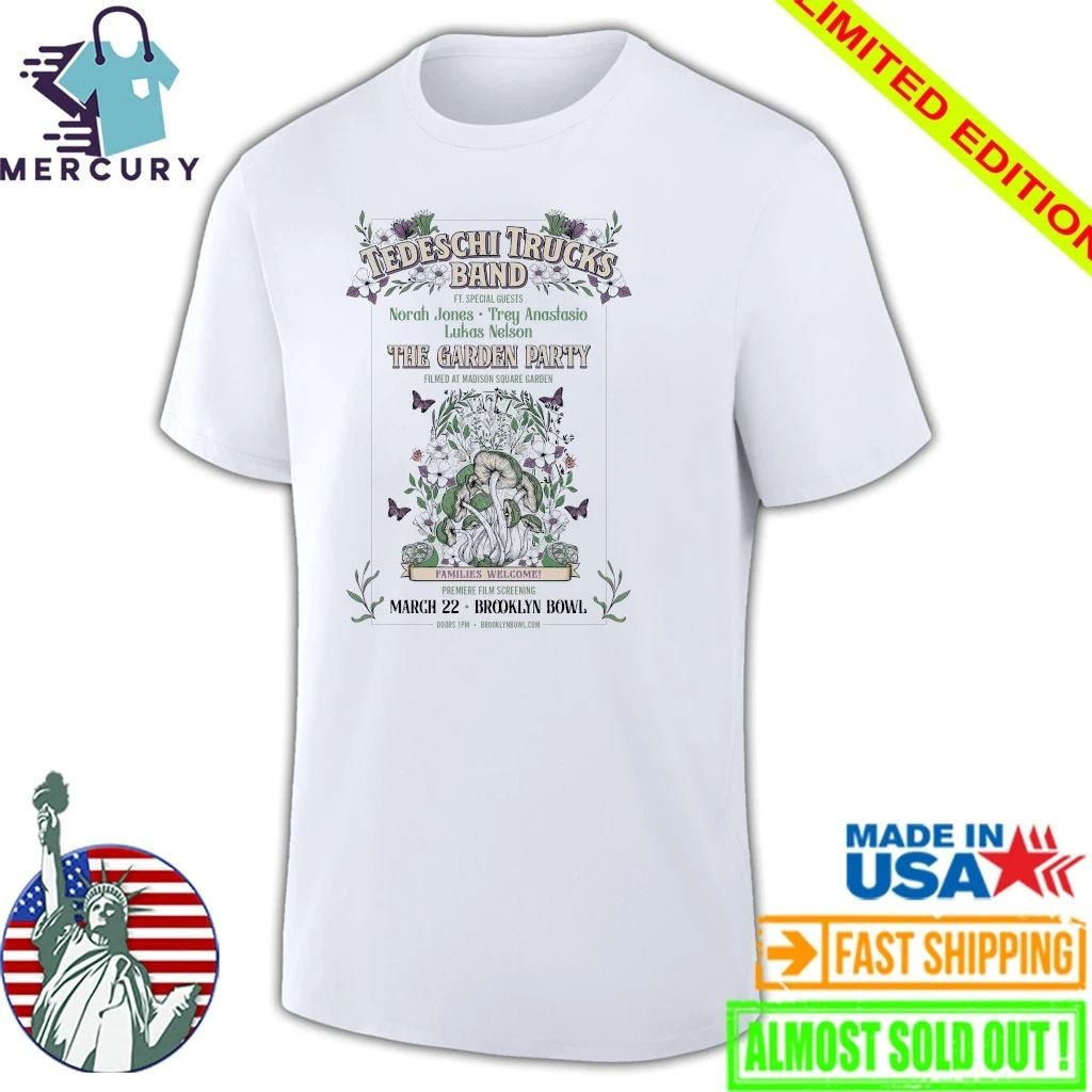 Tedeschi Trucks Band Madison Square Garden 2026 Brooklyn Bowl March 22nd Shirt