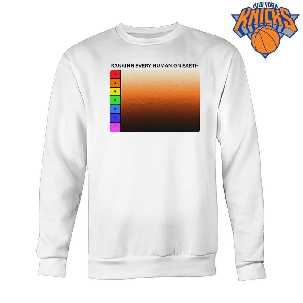 Ranking Every Human On Earth Skin Color Tier List Offensive Meme Shirt