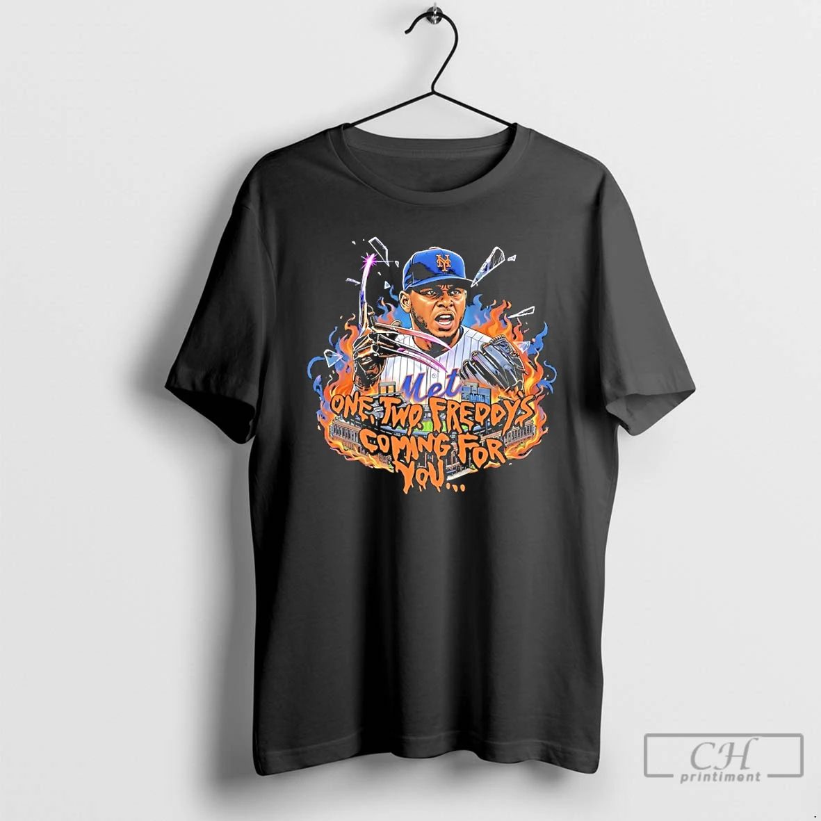 Classic A Nightmare On Seaver Way One Two Freddys Coming For You Mets T Shirts