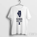 Classic Illinois Fighting Illini Mens Basketball State Logo