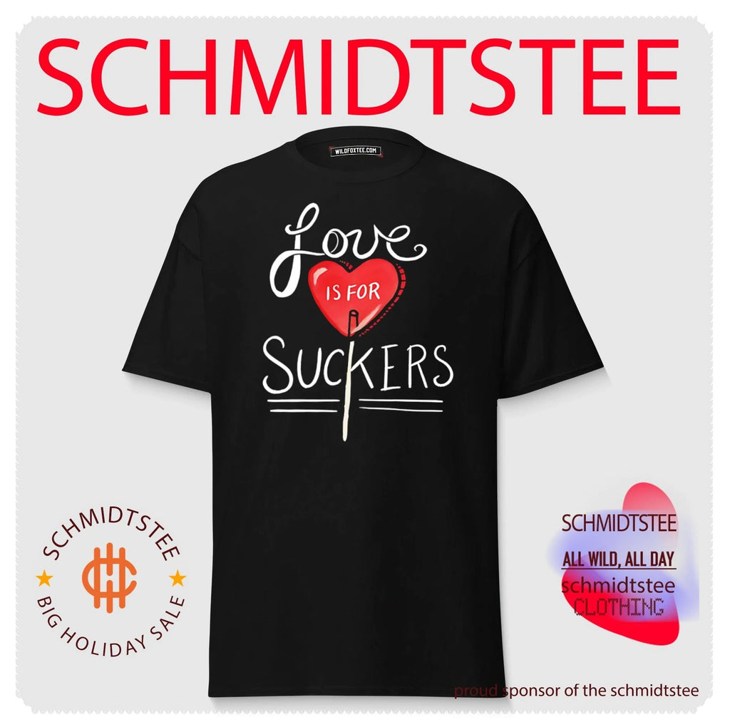 Love is for suckers heart shaped lollipop shirt