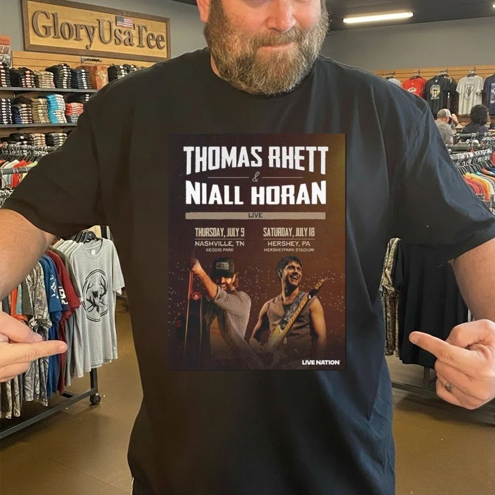 Thomas Rhett And Niall Horan 2026 Nashville TN Hershey PA Geodis Park Hersheypark Stadium July 9th 18th Shirt