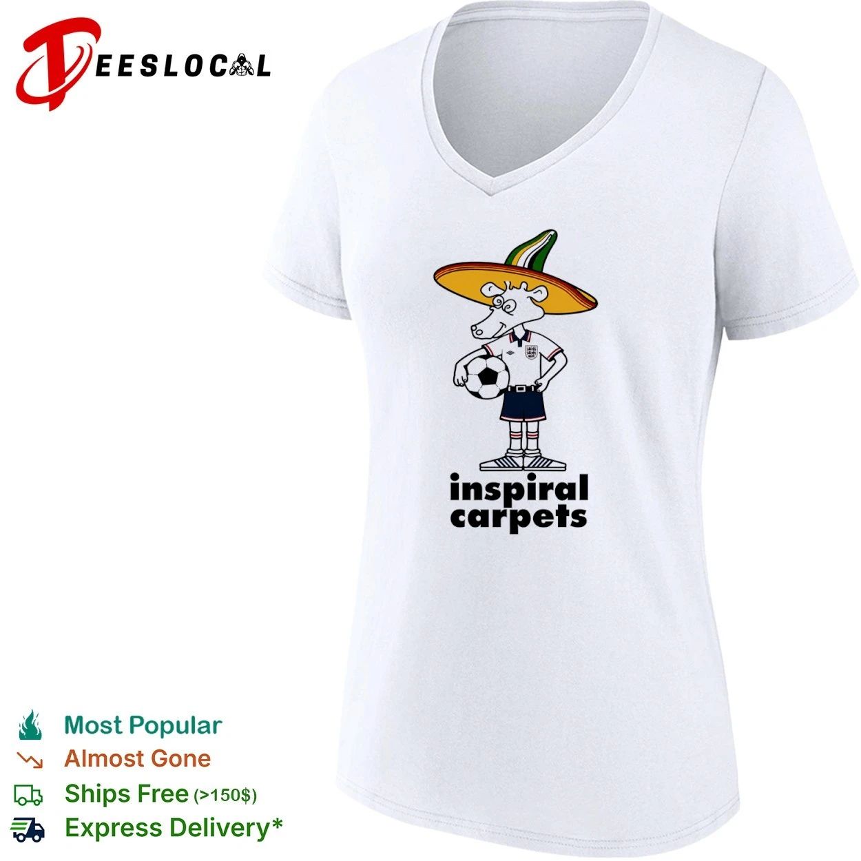 Inspiral Carpets Mascot Madchester Indie Rock T-shirt