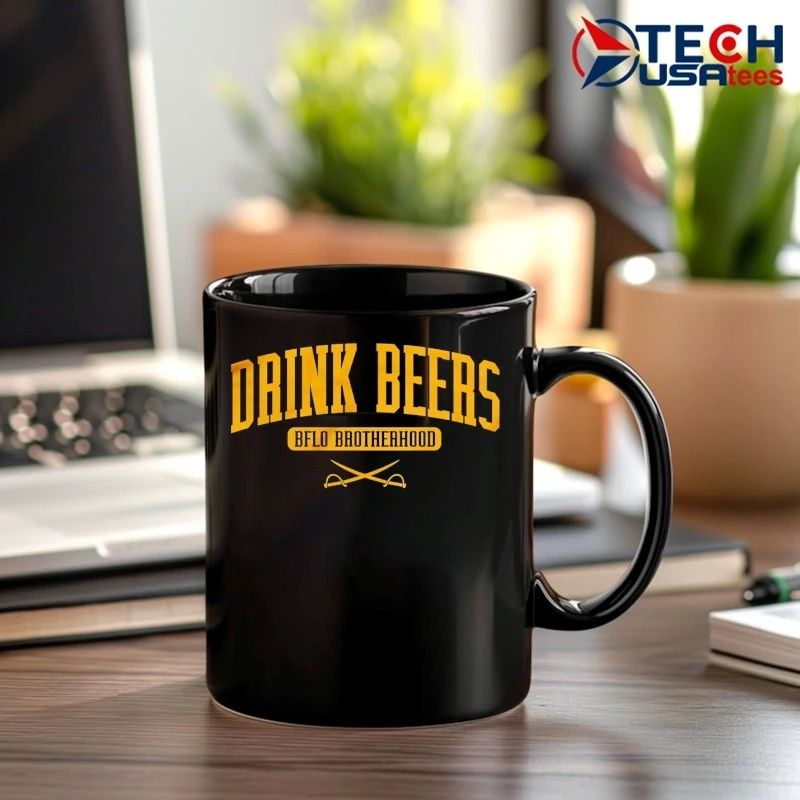 Buffalo Sabres drink beers BFLO Brotherhood shirt