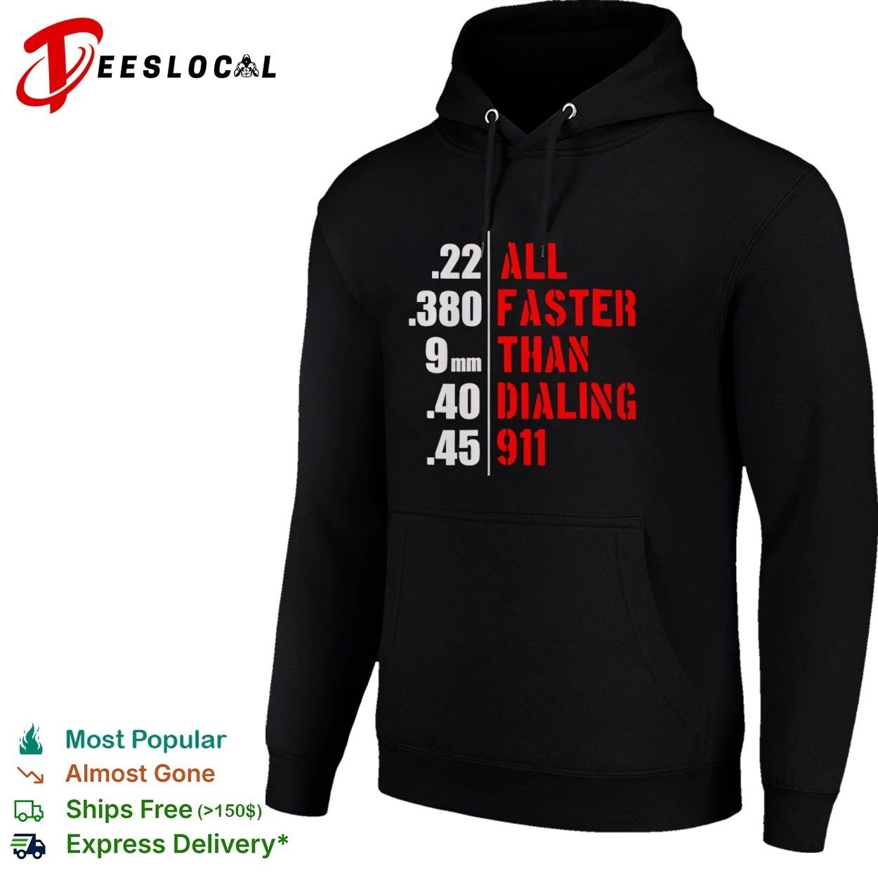 All Faster Than Dialing 911 T-shirt