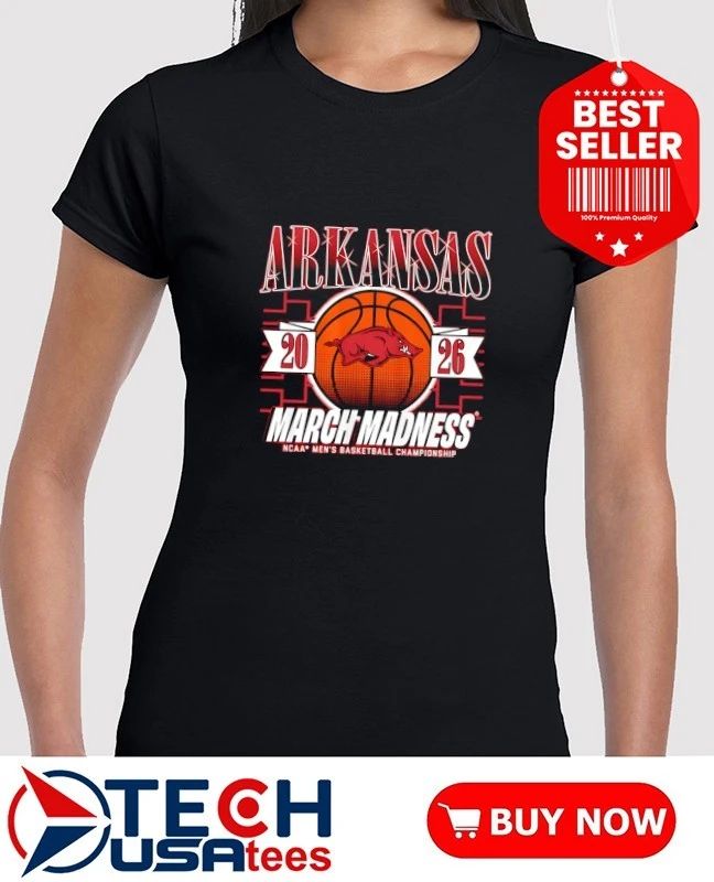Arkansas Razorbacks March Madness 2026 NCAA Men’s Basketball Championship shirt