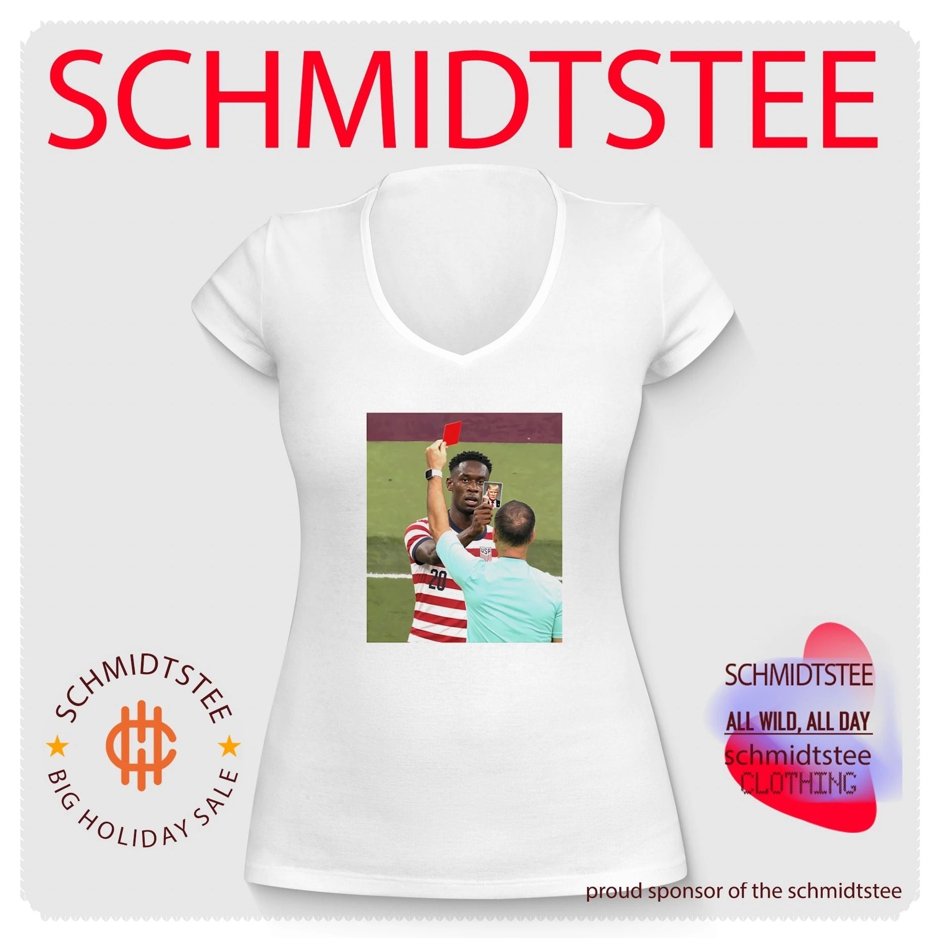 Folarin Balogun USMNT Red Card Trump Meme shirt