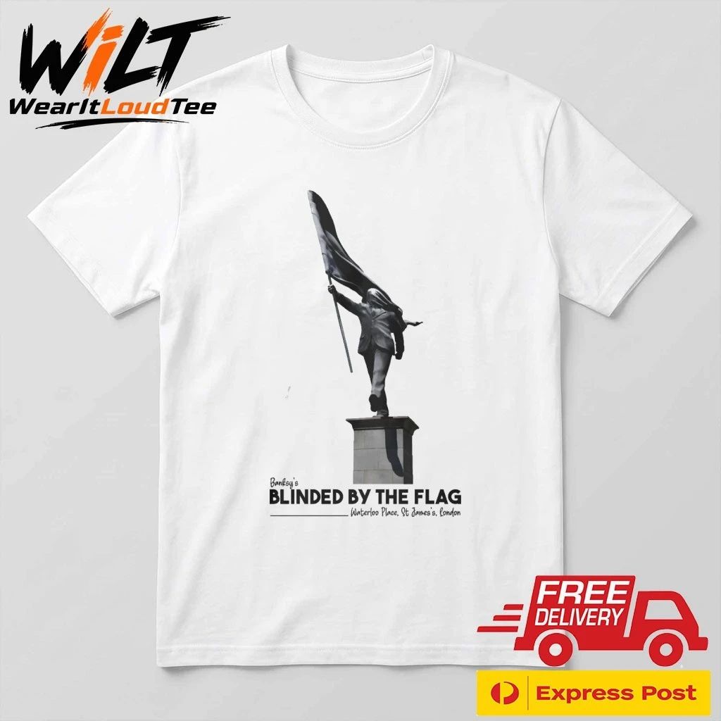 Banksy London Statue Shirt