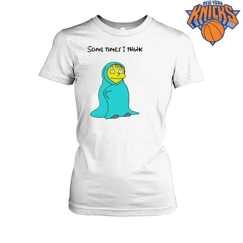 Some Times I Think Ralph Wiggum Simpsons blanket meme shirt