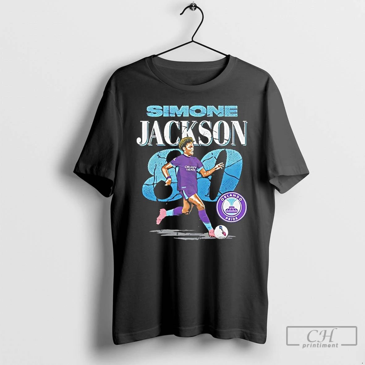 Classic Simone Jackson 80 Orlando Pride Cracked Number Vintage