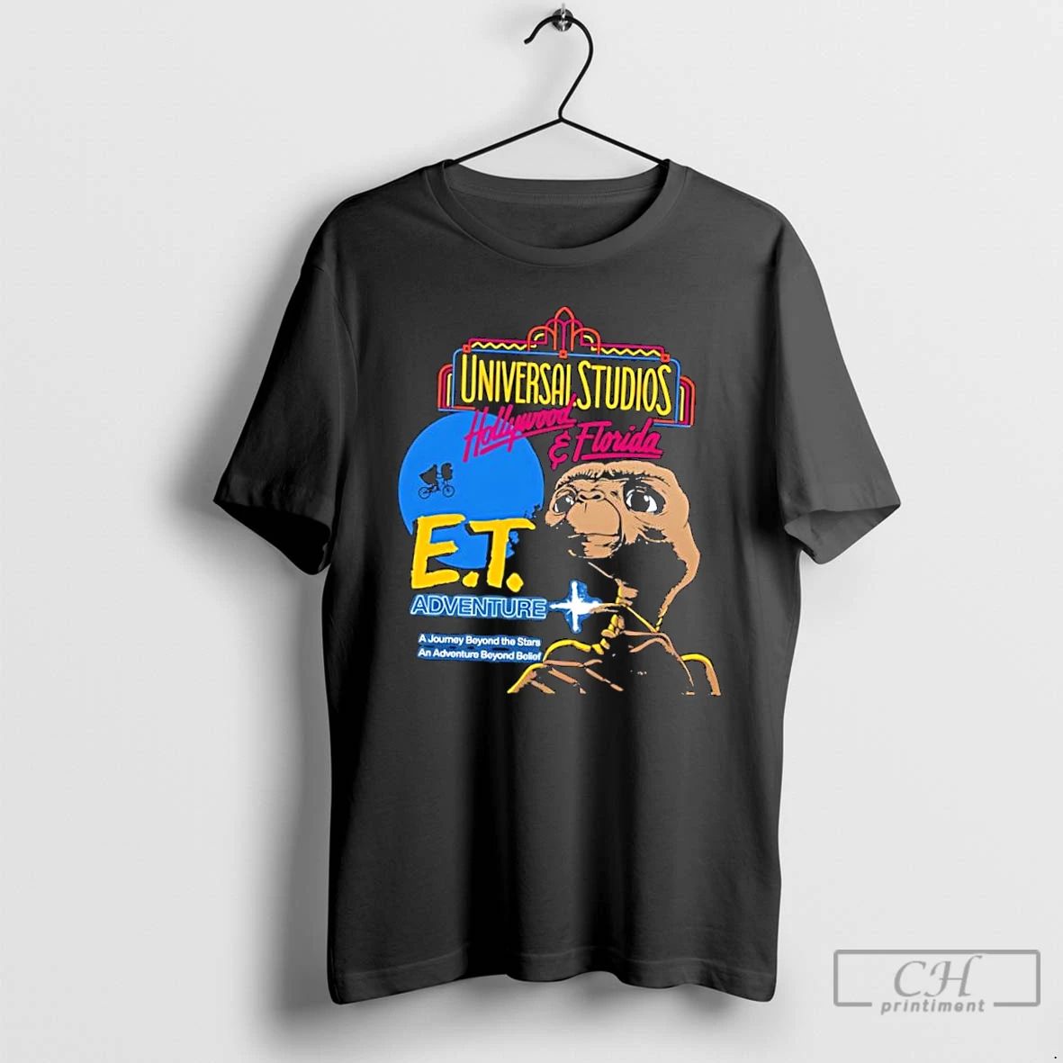 Classic Universal Studios Florida And Hollywood 90s E T Extra Terrestrial Graphic T Shirts Sweater