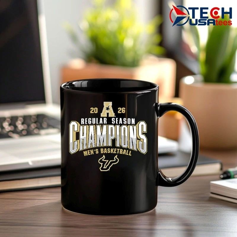 South Florida Bulls 2026 AAC Men’s Basketball Regular Season Champions shirt