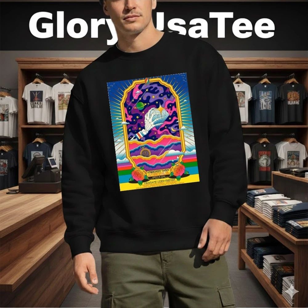 Phil Lesh Tribute Concert Poster – Unbroken Chain March 15 2026 Grahame Lesh & Friends Psychedelic Shirt