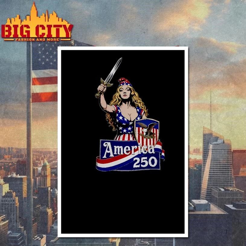 Strong Woman America 250 4th Of July Shirt