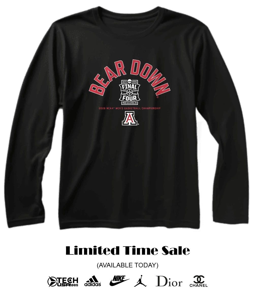 Arizona Wildcats Basketball Bear Down 2026 NCAA Final Four shirt