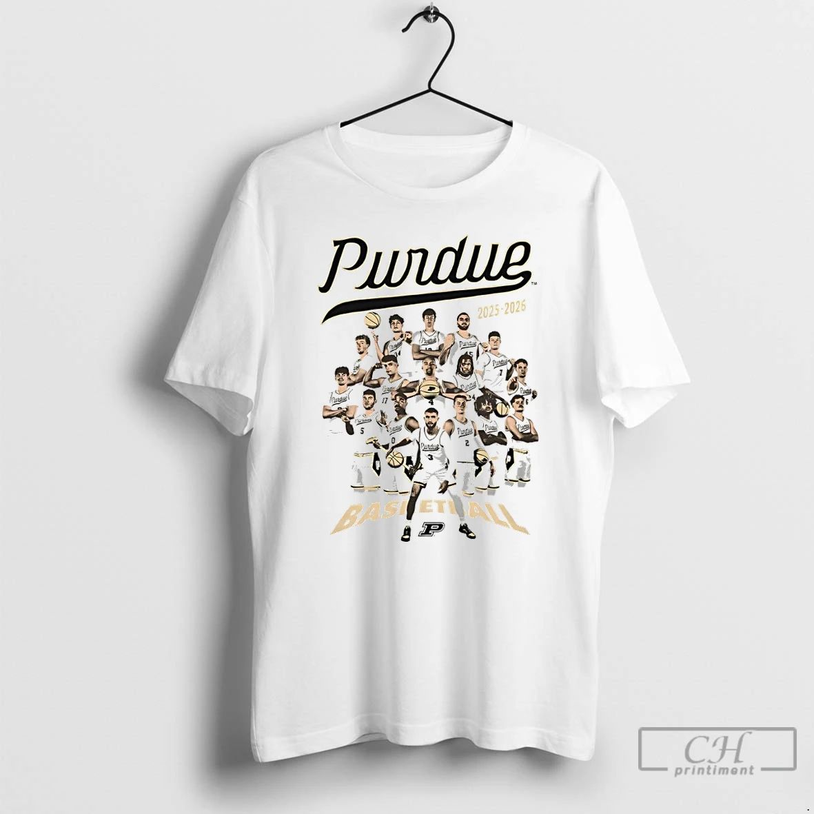 Classic Purdue Boilermakers Mens Basketball 2025 2026 Graphic