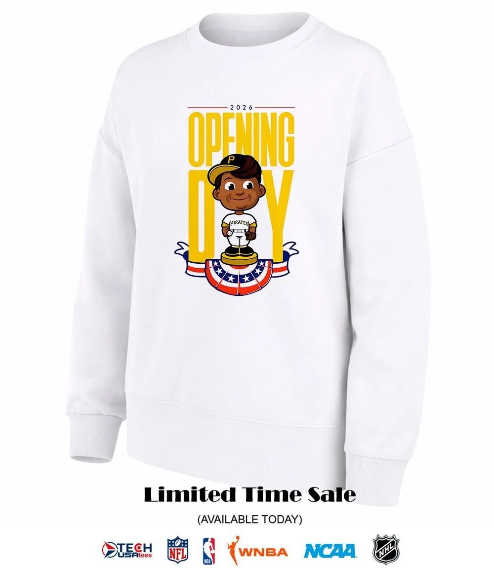 2026 Opening Day Pittsburgh Pirates bobblehead shirt