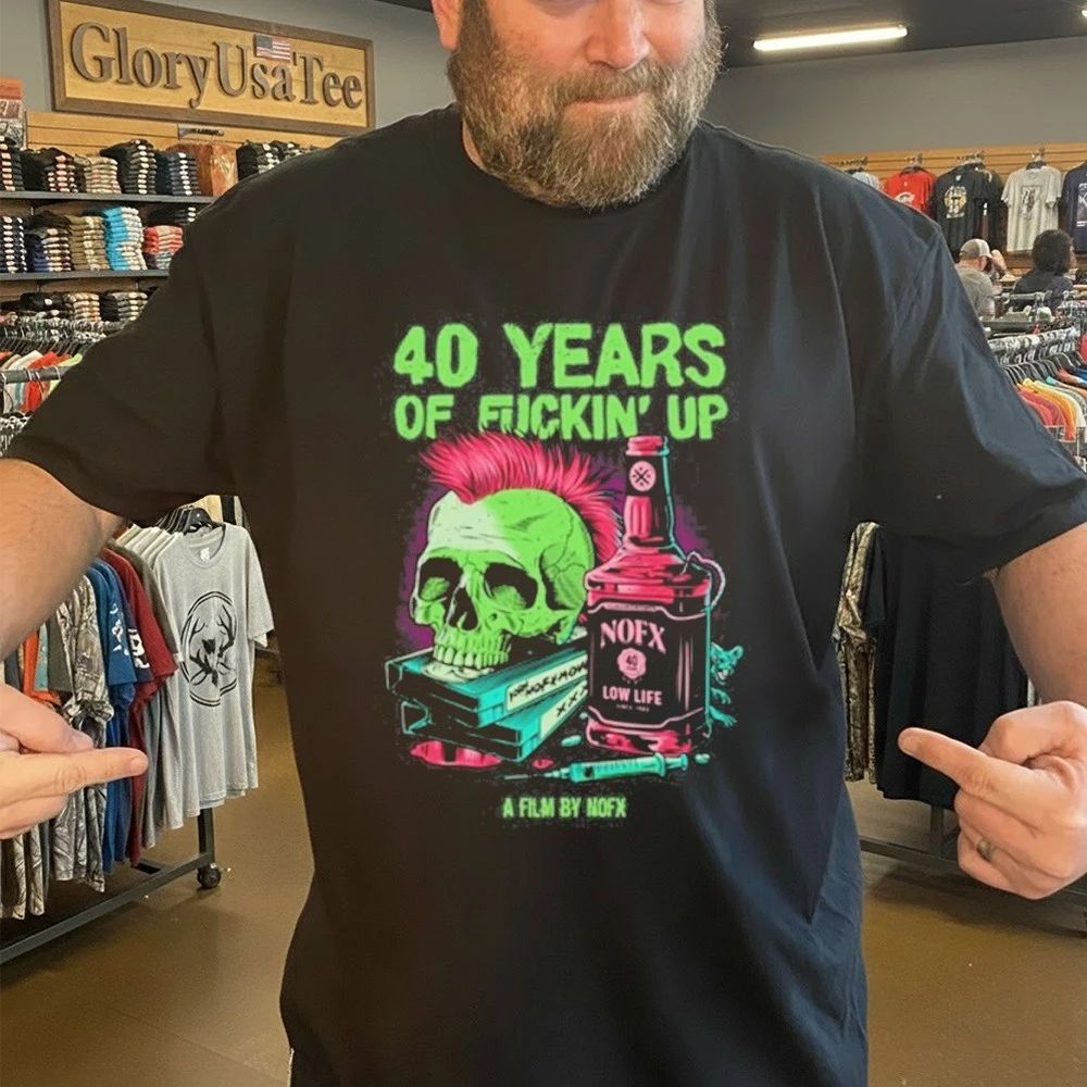 NOFX Band Bottle Skull Shirt