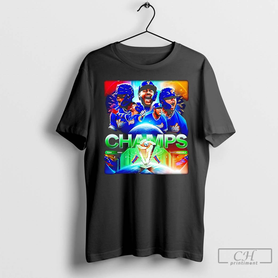 Classic Venezuela Baseball Wbc Champion 2026 Player Collage