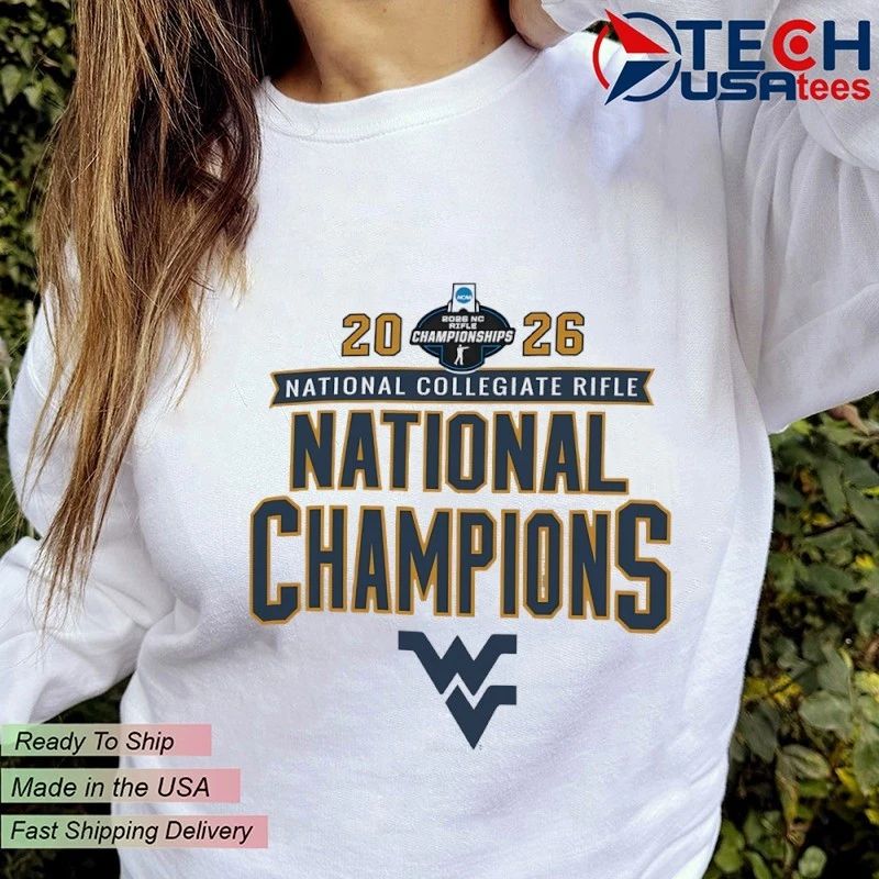 West Virginia Mountaineers 2026 NCAA Collegiate Rifle National Champions shirt