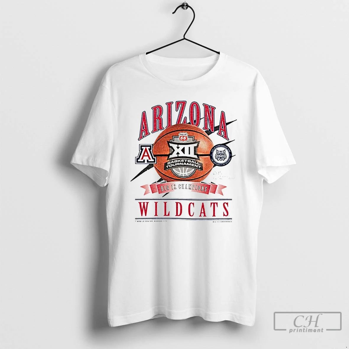 Classic Arizona Wildcats 2026 Big 12 Mens Basketball Conference Tournament Champions Locker Room T Shirts